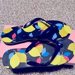 Kate Spade Lemon Flip Flops